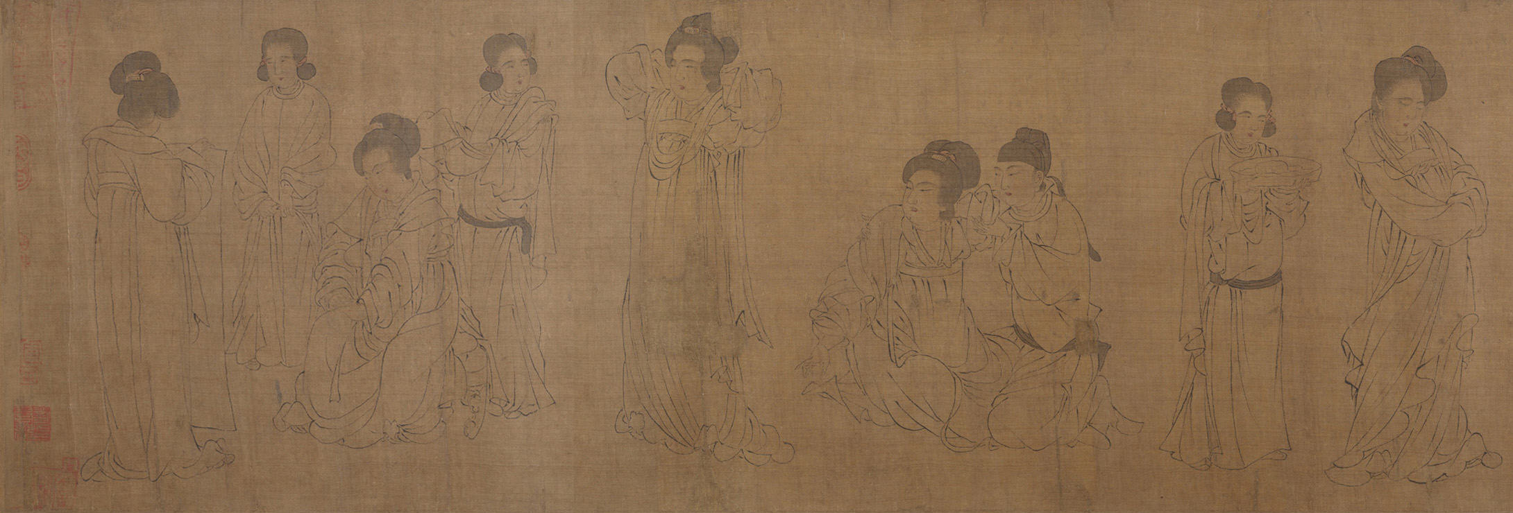 Palace women in Zhou Wenju’s In the Palace
